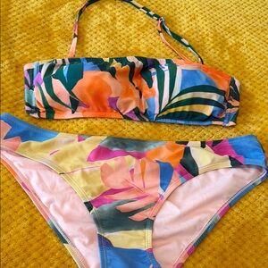 Colorful Tropical Bikini Set